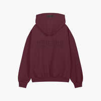 DESIGN CREW BURGUNDY HOODIE