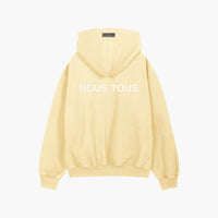 DESIGN CREW BUTTER YELLOW HOODIE