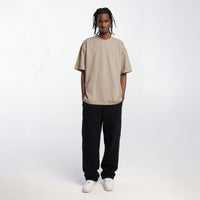 BLANK HERITAGE COTTON TAUPE T-SHIRT