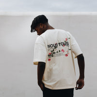 FLORAL OFF WHITE T-SHIRT