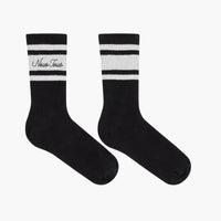 NOUS TOUS BLACK OFF WHITE STRIPES SOCKS