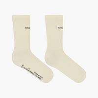 NOUS TOUS FRONT OFFWHITE SOCKS