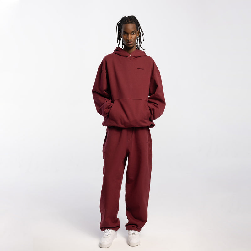BLUZA DESIGN CREW BURGUNDY