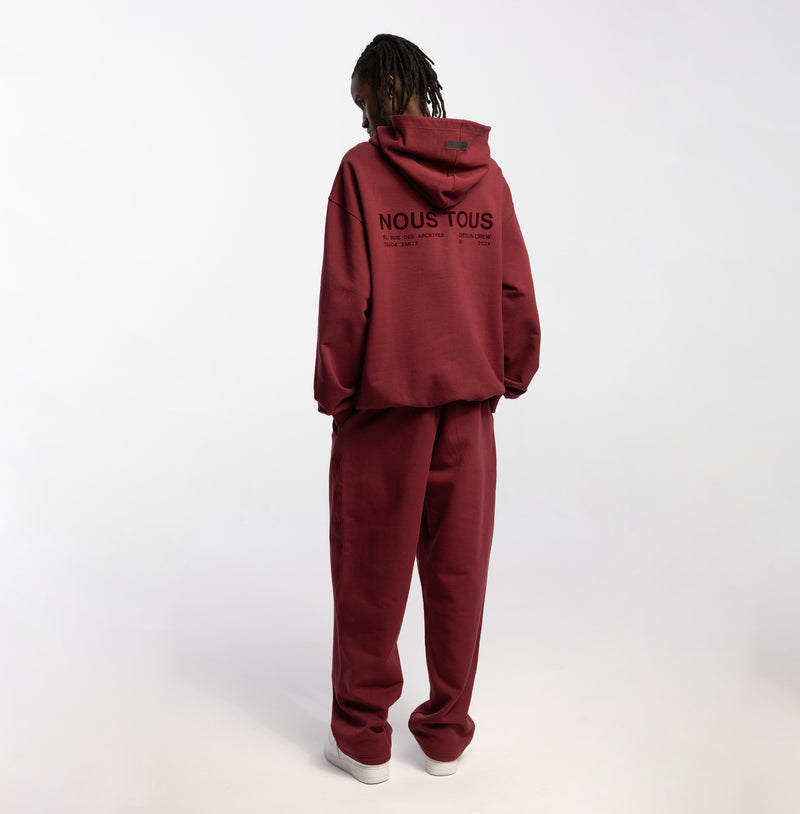 SPODNIE VOLUME HERITAGE BURGUNDY
