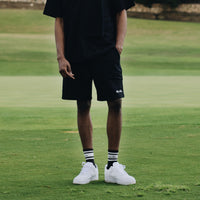 SCRIPT BLACK SHORTS