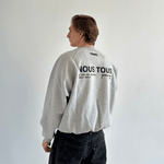 CREWNECK DESIGN CREW SWEATSHIRT GREY MELANGE