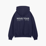 DESIGN CREW BLUE NAVY HOODIE