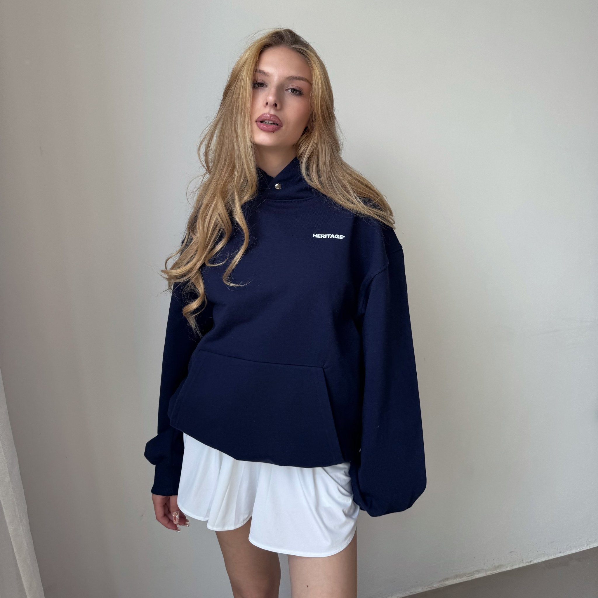 BLUZA DESIGN CREW BLUE NAVY - Nous Tous