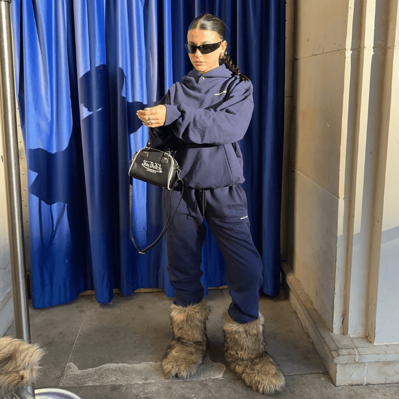 BLUZA DESIGN CREW BLUE NAVY - Nous Tous