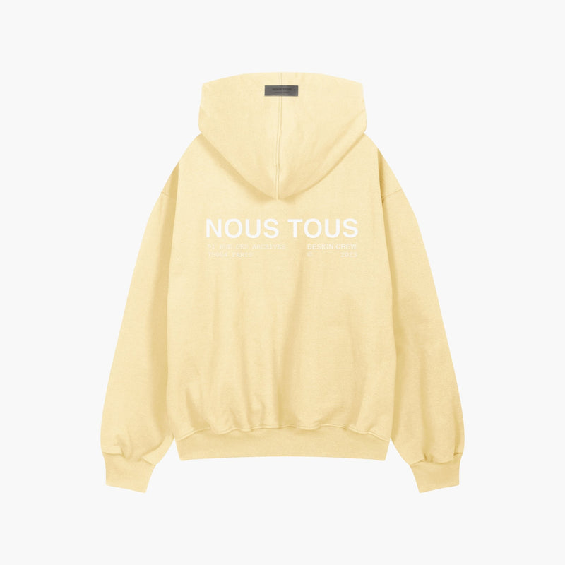 BLUZA DESIGN CREW BUTTER YELLOW - Nous Tous