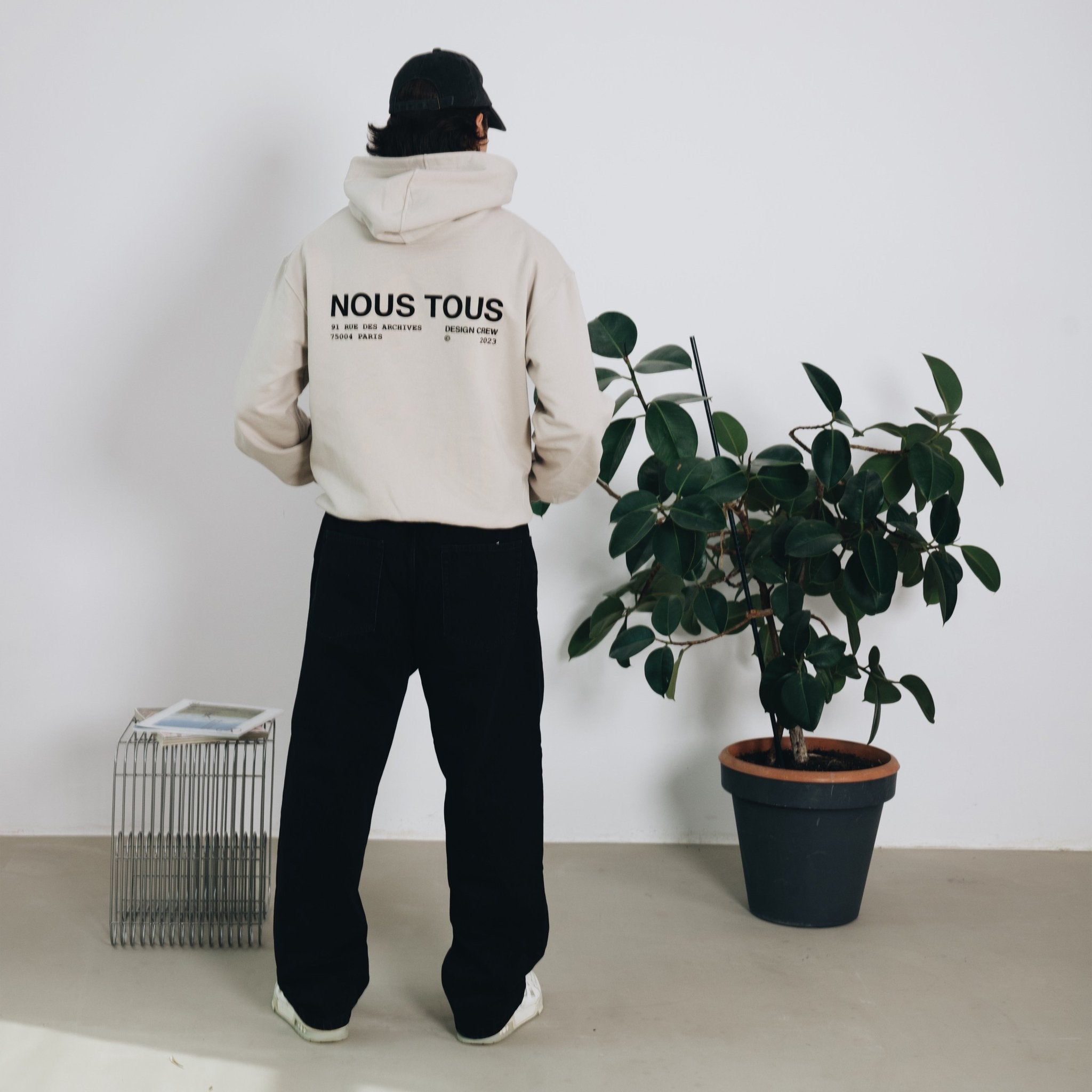 BLUZA DESIGN CREW CHAMPAGNE - Nous Tous