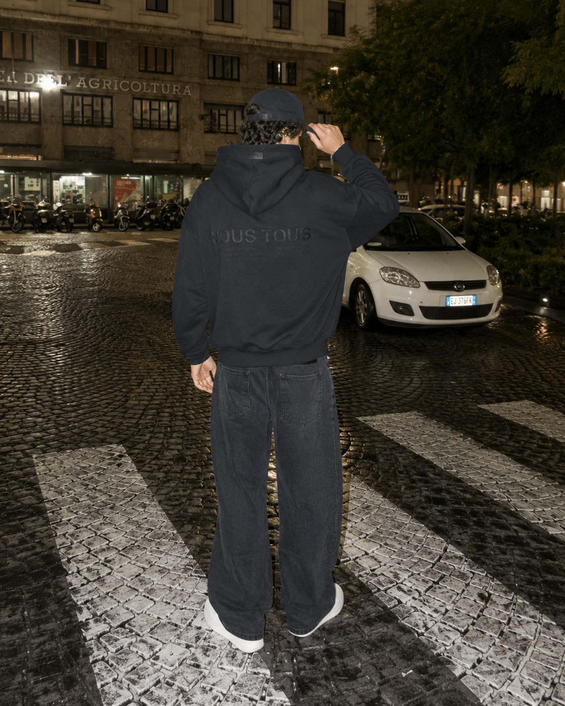 BLUZA DESIGN CREW CZARNY BLACKOUT - Nous Tous