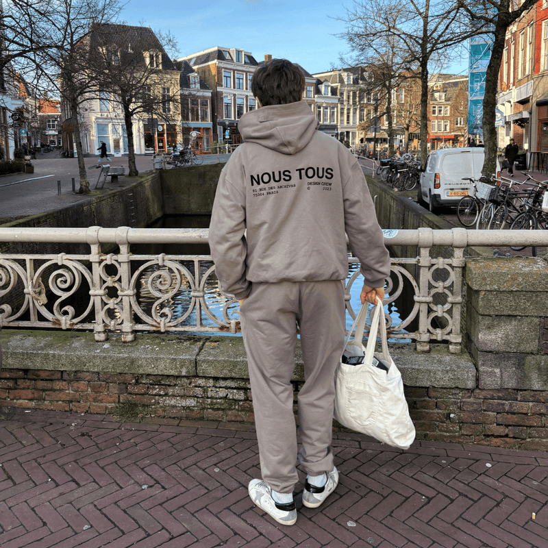 BLUZA DESIGN CREW KHAKI - Nous Tous