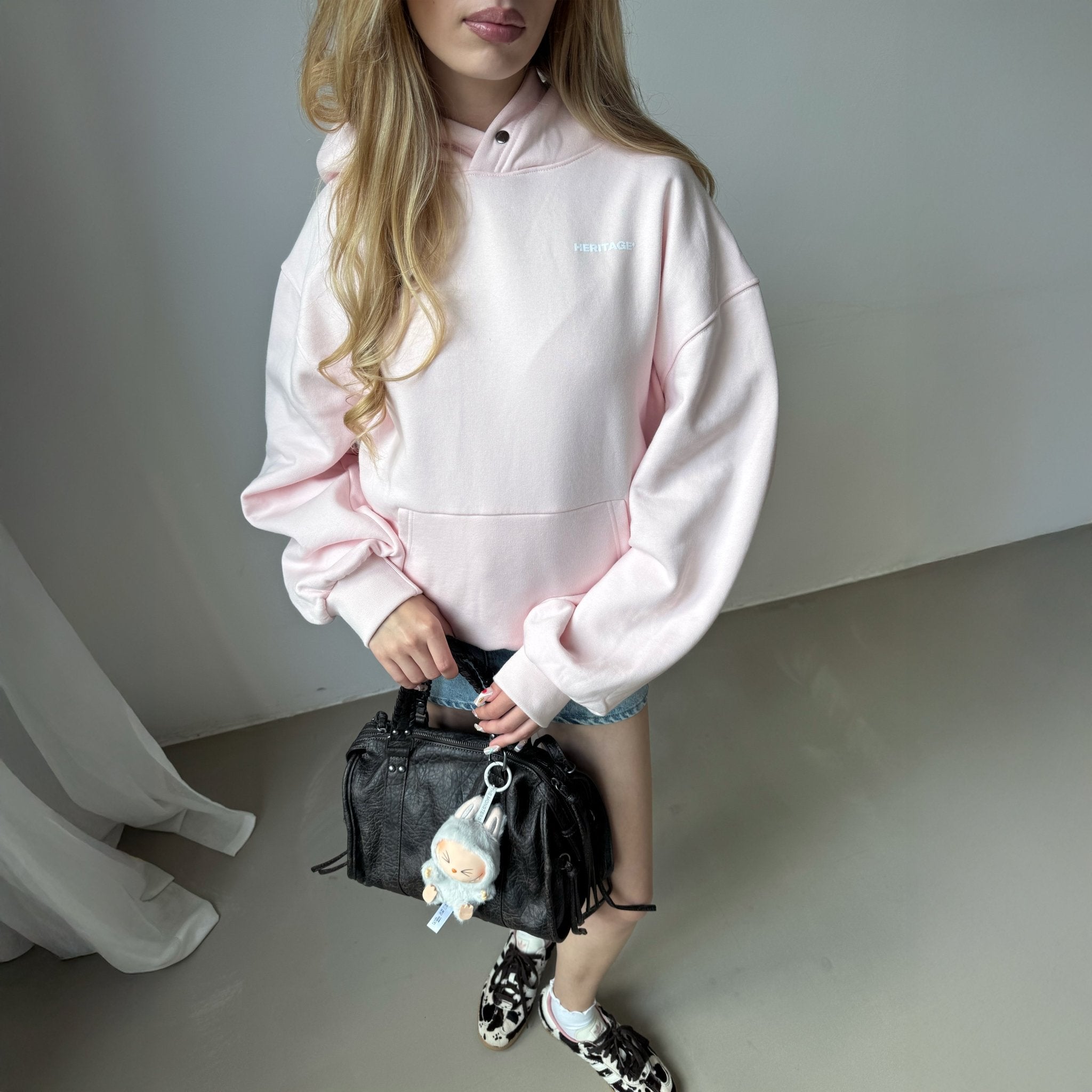 BLUZA DESIGN CREW MARSHMALLOW PINK - Nous Tous