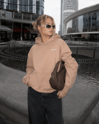 BLUZA DESIGN CREW POWDER NUDE