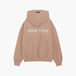 DESIGN CREW POWDER NUDE HOODIE