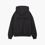 DESIGN CREW WASHED BLACK HOODIE