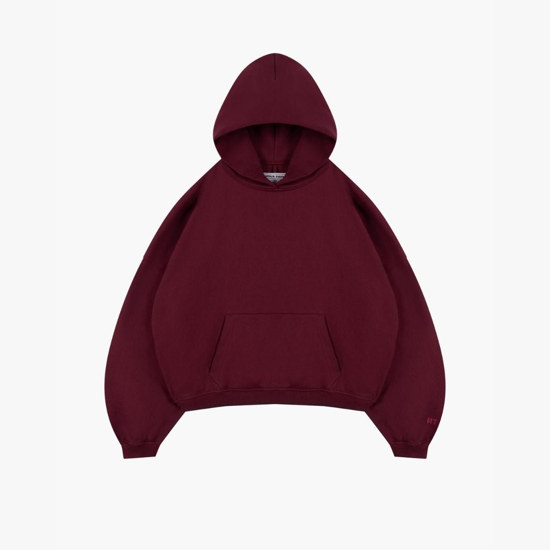 BLUZA FLUFFY BURGUNDY - Nous Tous