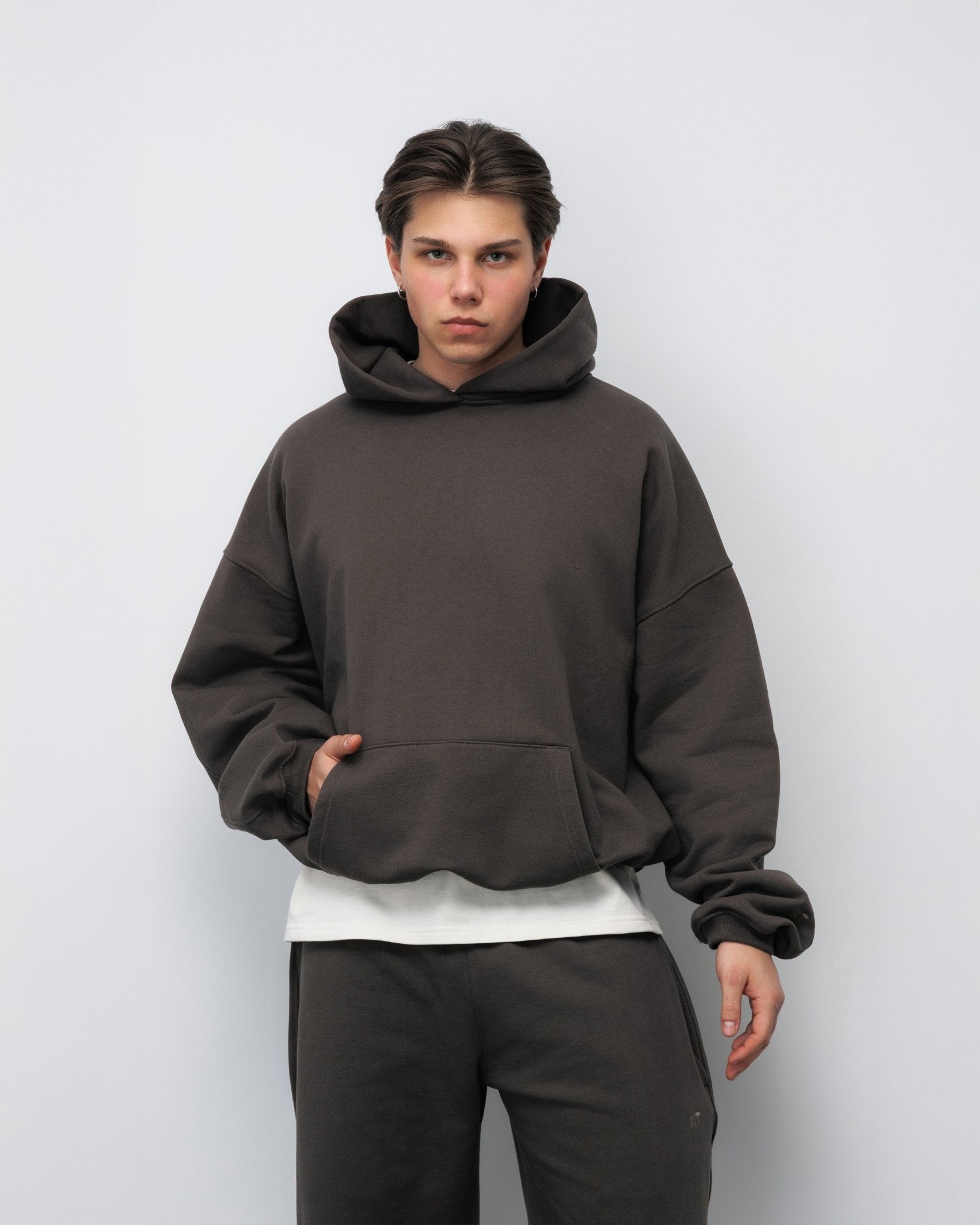 BLUZA FLUFFY ESPRESSO - Nous Tous