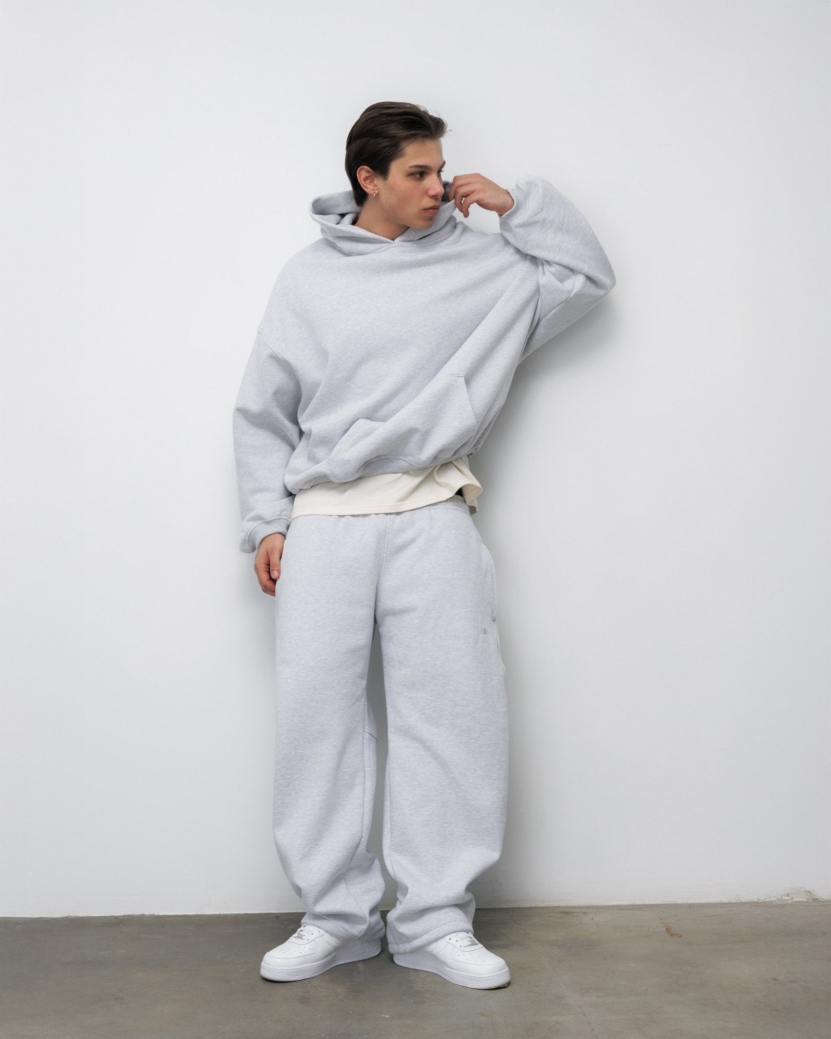 BLUZA FLUFFY VINTAGE GREY - Nous Tous