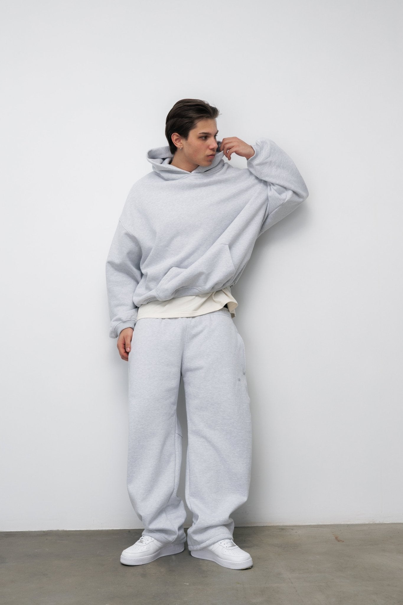 BLUZA FLUFFY VINTAGE GREY - Nous Tous