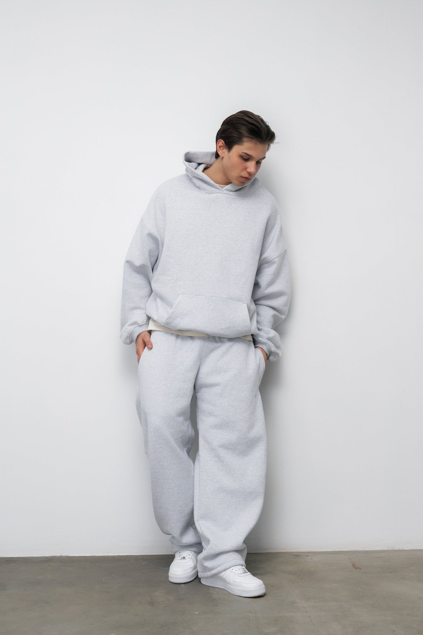 BLUZA FLUFFY VINTAGE GREY - Nous Tous