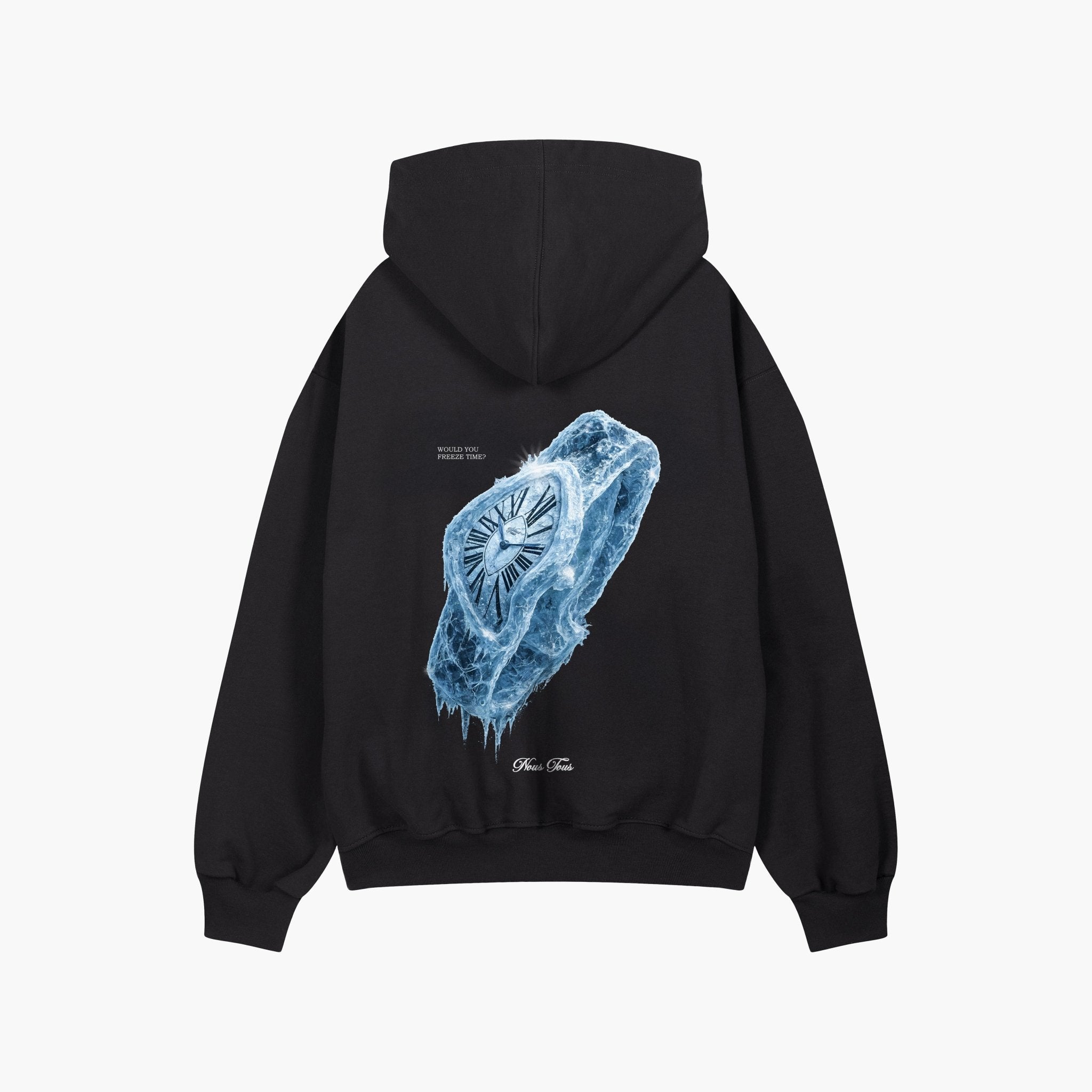 BLUZA FREEZE THE TIME CZARNY - Nous Tous