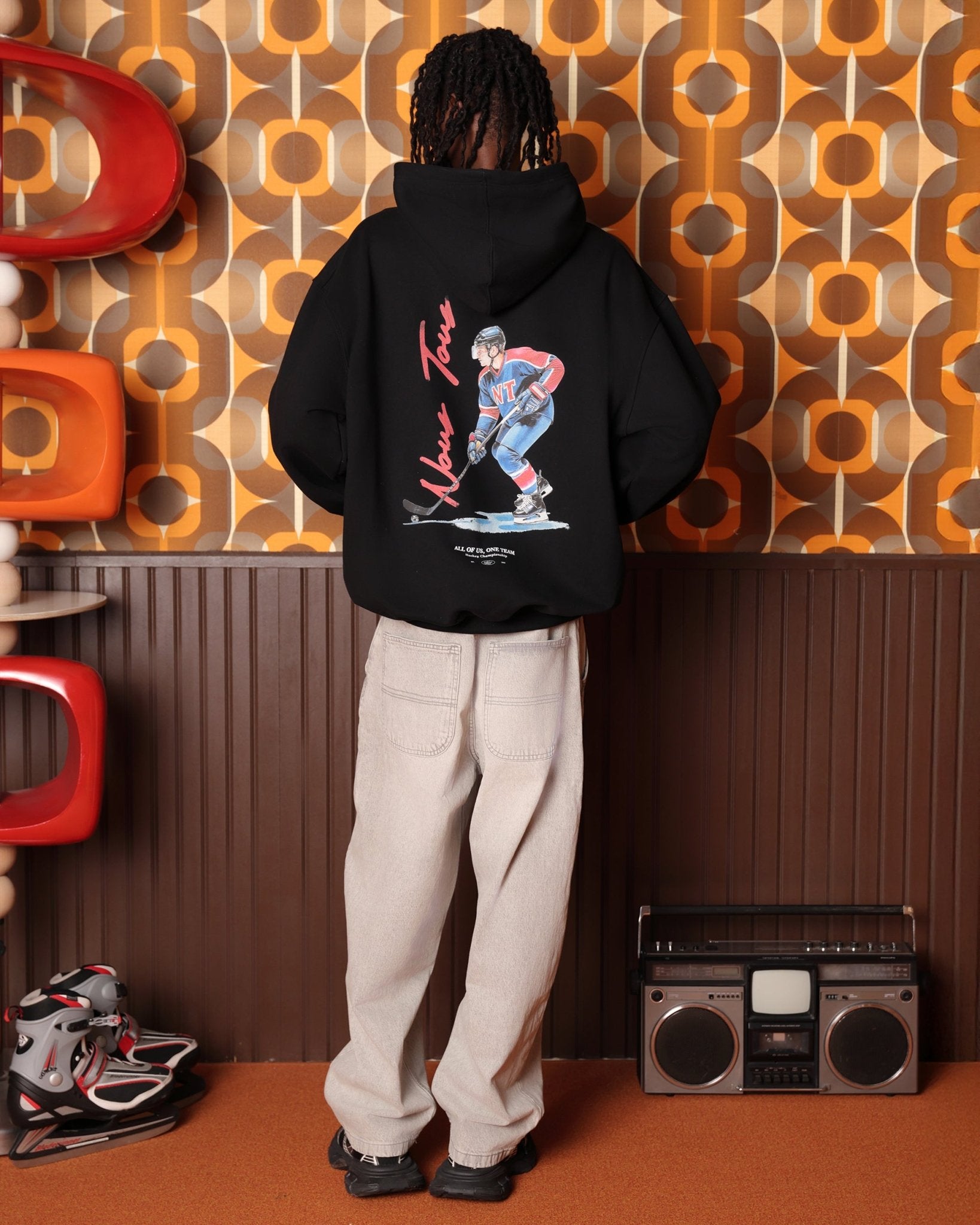 BLUZA NOUS TOUS HOCKEY CLUB CZARNY - Nous Tous