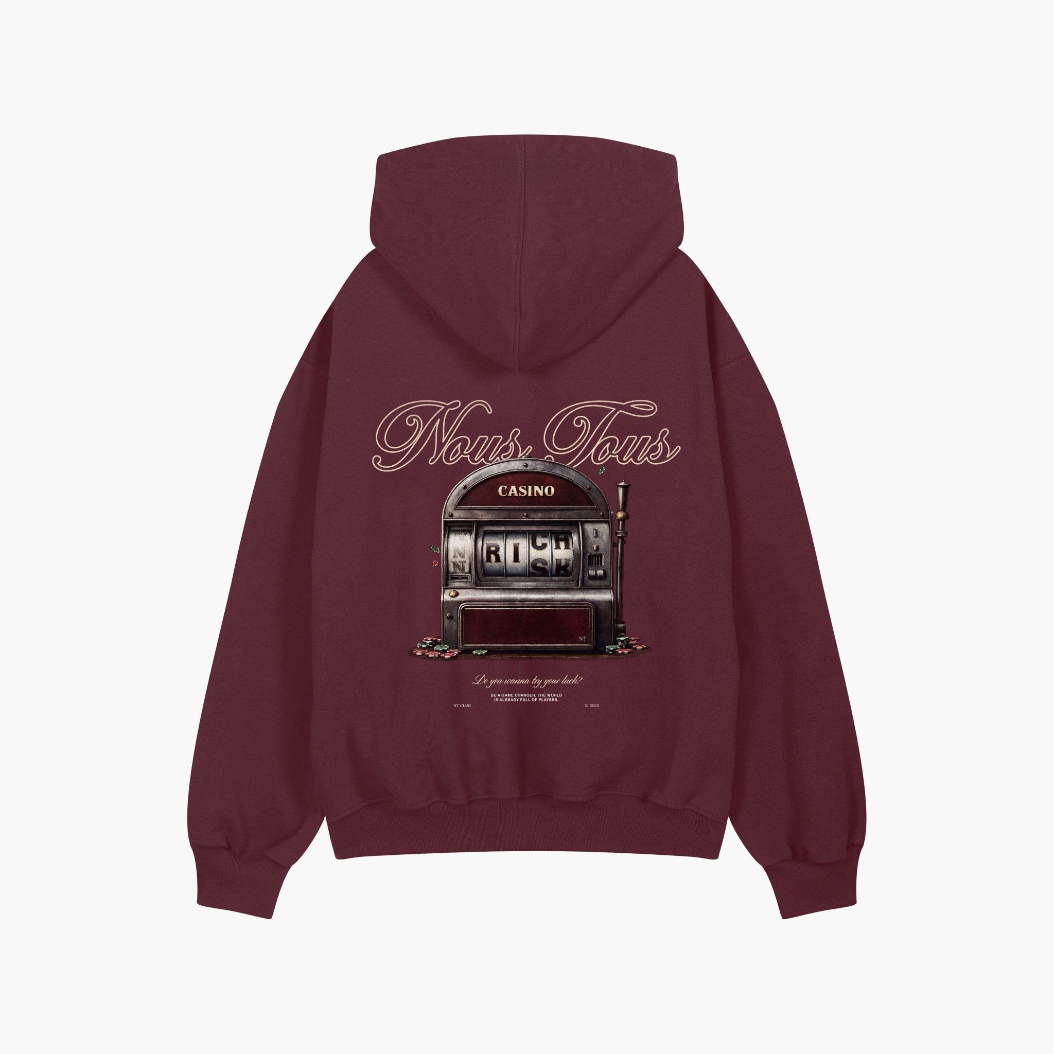 BLUZA RICH BY RISK BURGUNDY - Nous Tous