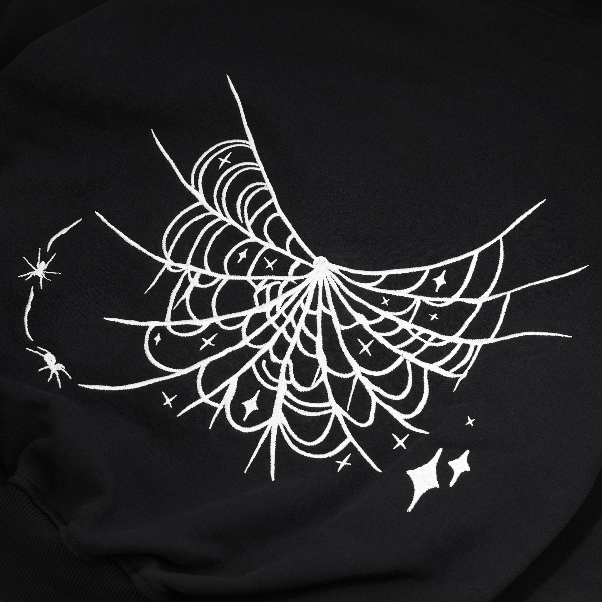 BLUZA SPIDER WEB FLUO CZARNY - Nous Tous