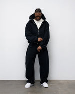 BLUZA ZIP FLUFFY CZARNY