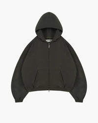 BLUZA ZIP FLUFFY DARK FOREST