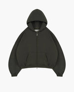 BLUZA ZIP FLUFFY DARK FOREST