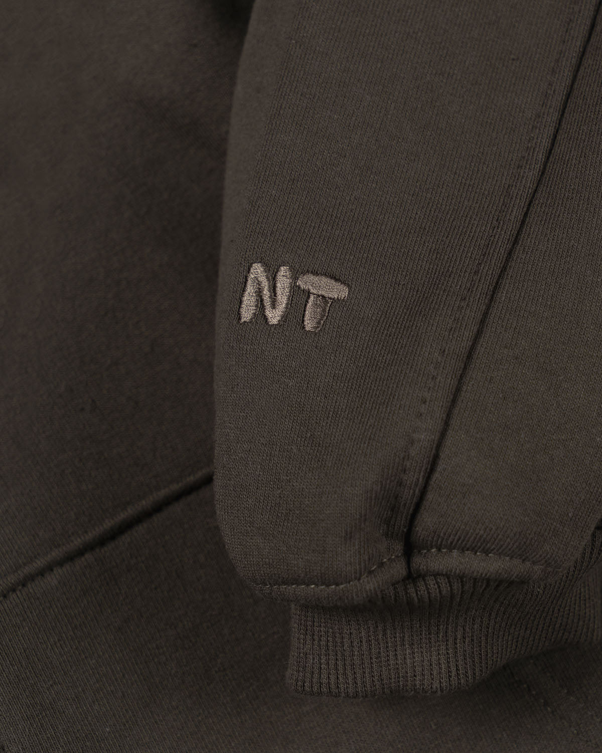 BLUZA ZIP FLUFFY ESPRESSO - Nous Tous