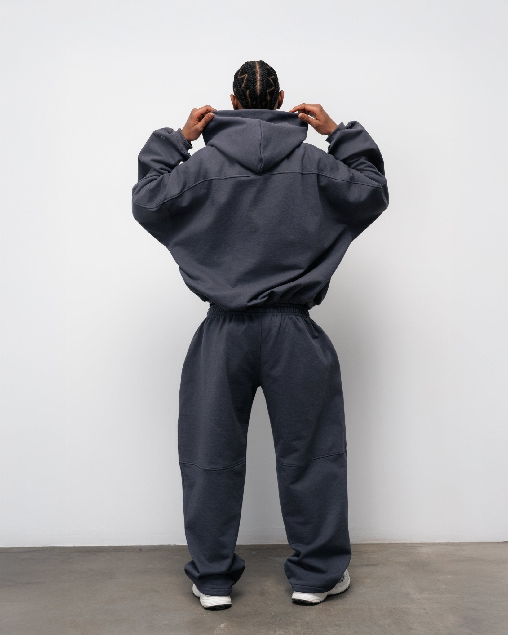 BLUZA ZIP FLUFFY ONYX - Nous Tous