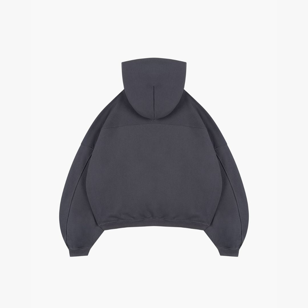 BLUZA ZIP FLUFFY ONYX - Nous Tous