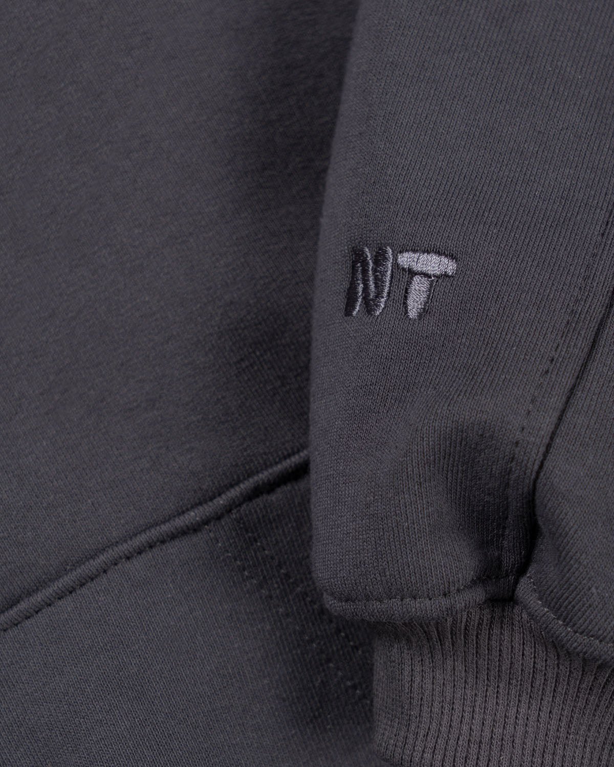 BLUZA ZIP FLUFFY ONYX - Nous Tous