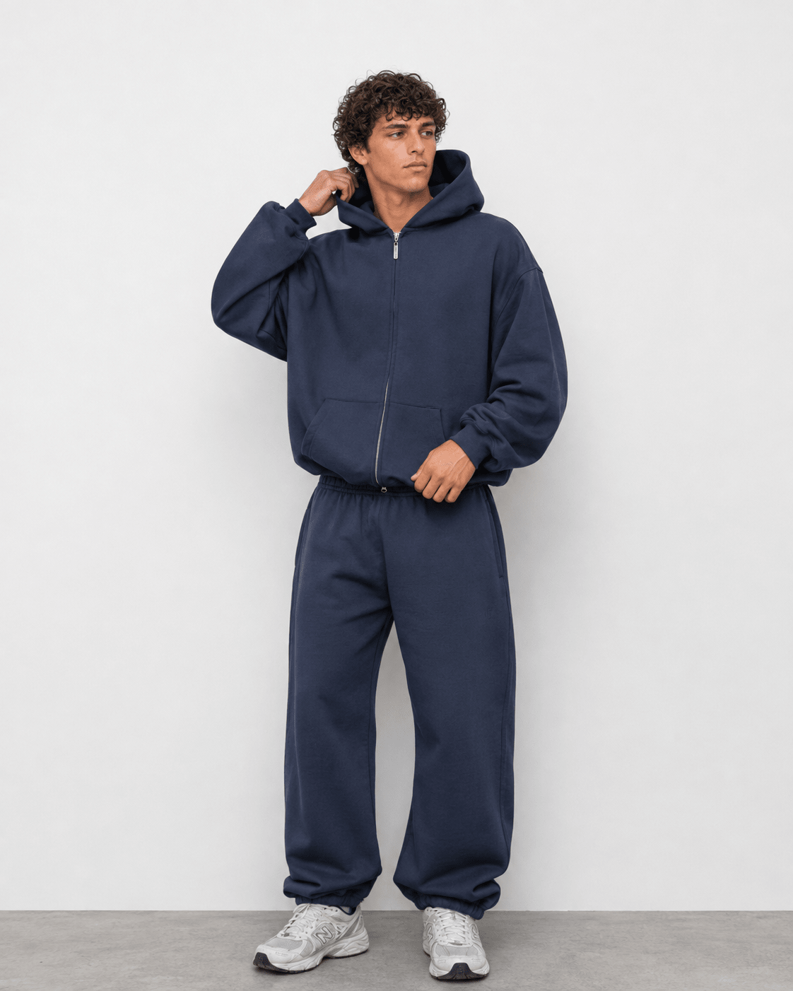 BLUZA ZIP FLUFFY SPACE - Nous Tous
