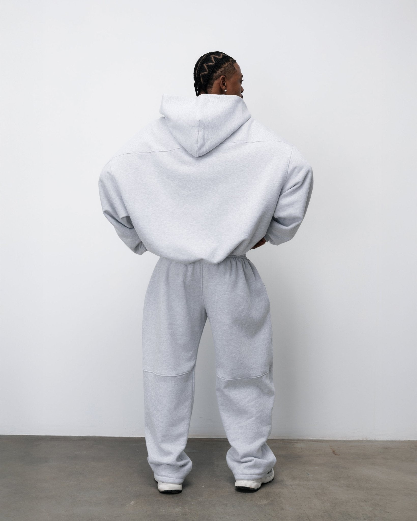 BLUZA ZIP FLUFFY VINTAGE GREY - Nous Tous