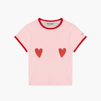 CROP-TOP HEARTS PINK