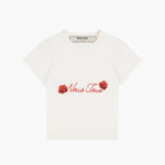 CROP-TOP ROSES OFF WHITE