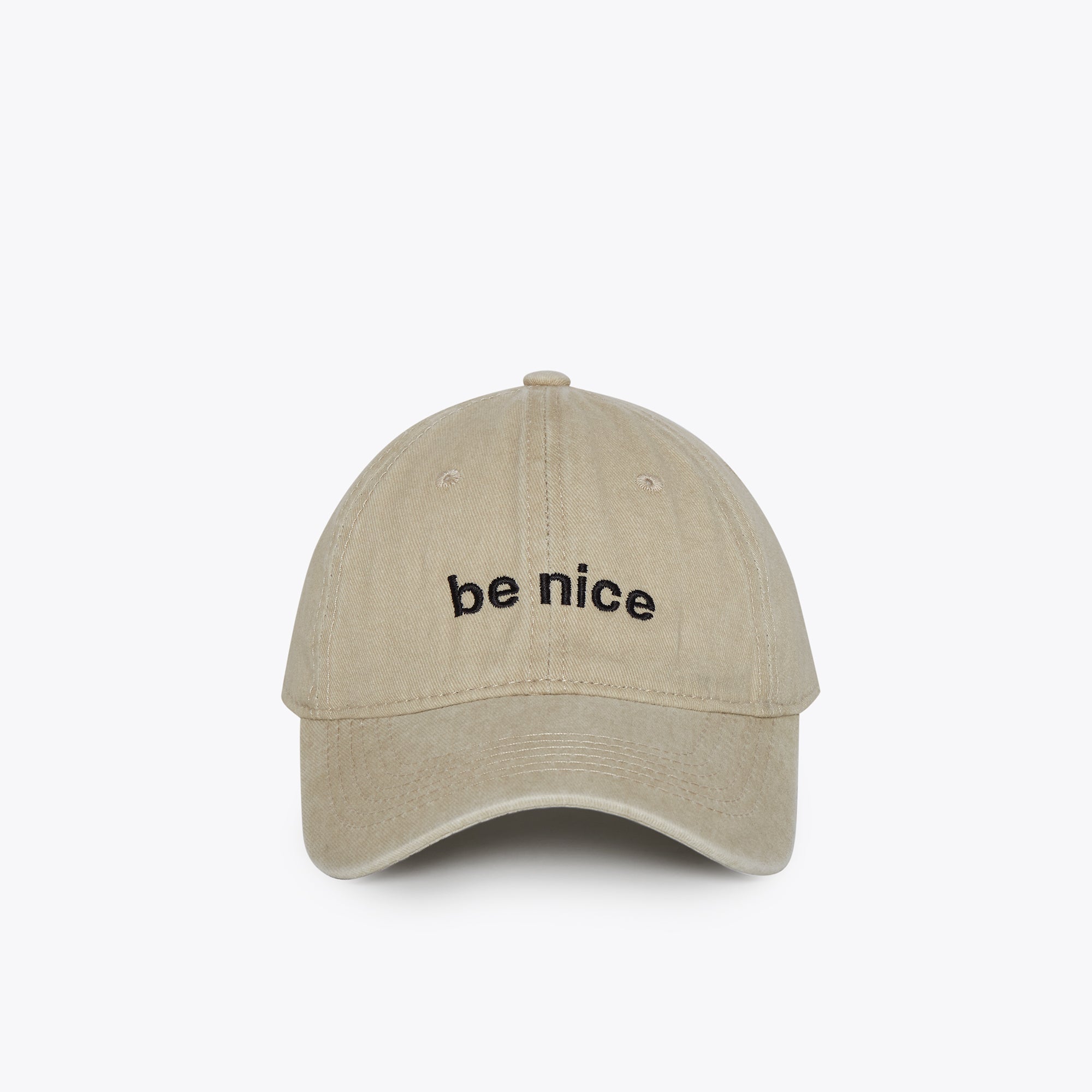 Czapka z daszkiem BE NICE BEIGE - Nous Tous