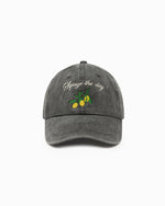 GIARDINO DI LIMONI WASHED BLACK BASEBALL CAP