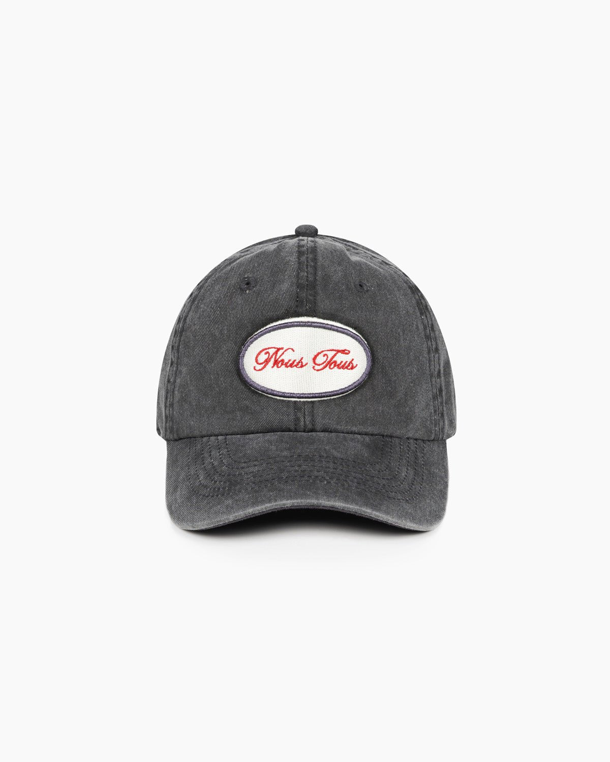 CZAPKA Z DASZKIEM NOUS TOUS CLUB WASHED BLACK - Nous Tous