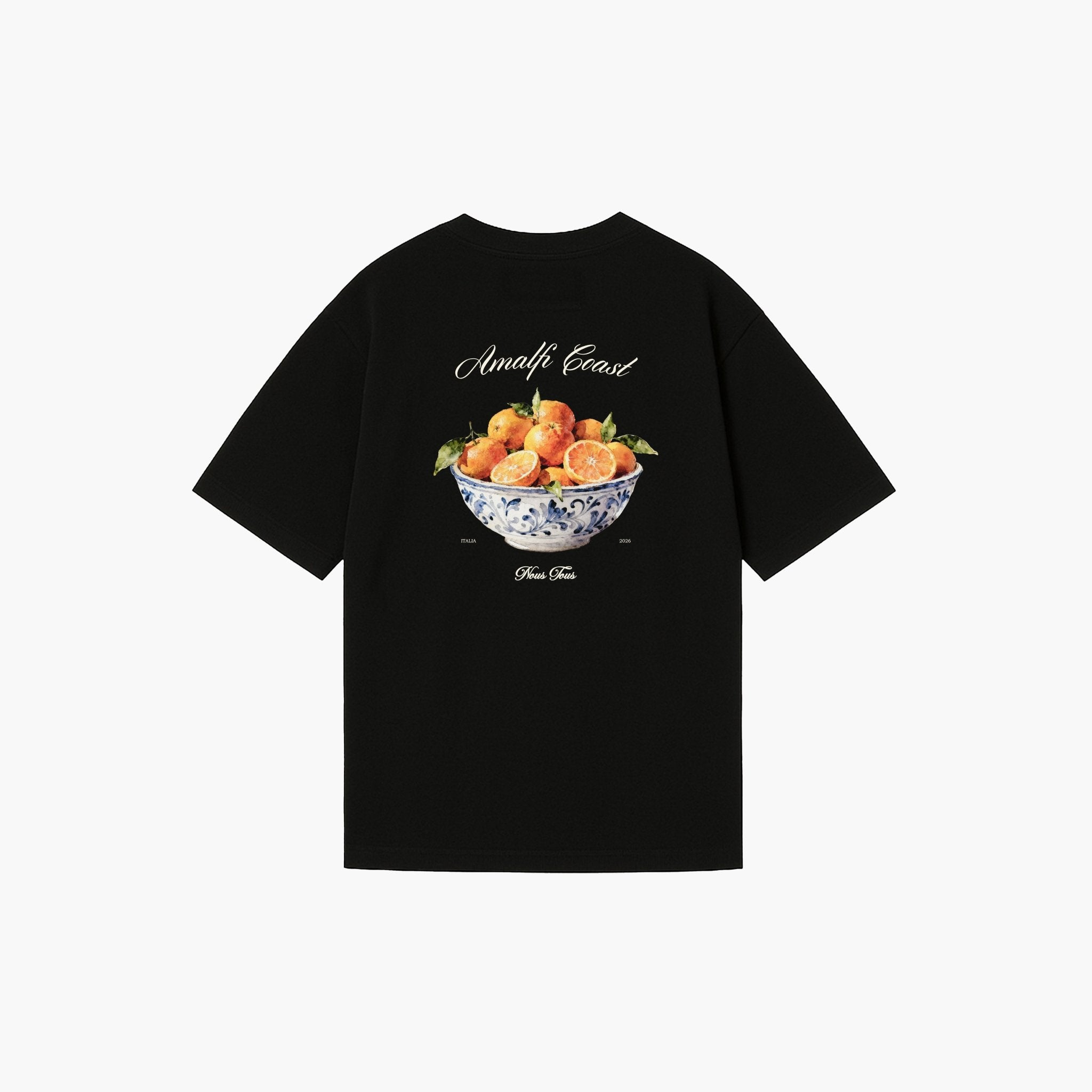 KOSZULKA ARANCE DI AMALFI BLACK - Nous Tous