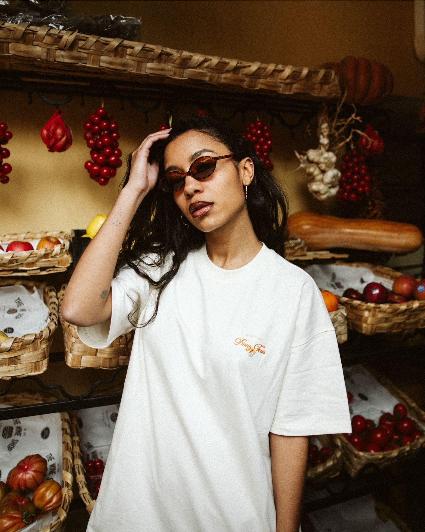 KOSZULKA ARANCE DI AMALFI OFFWHITE - Nous Tous