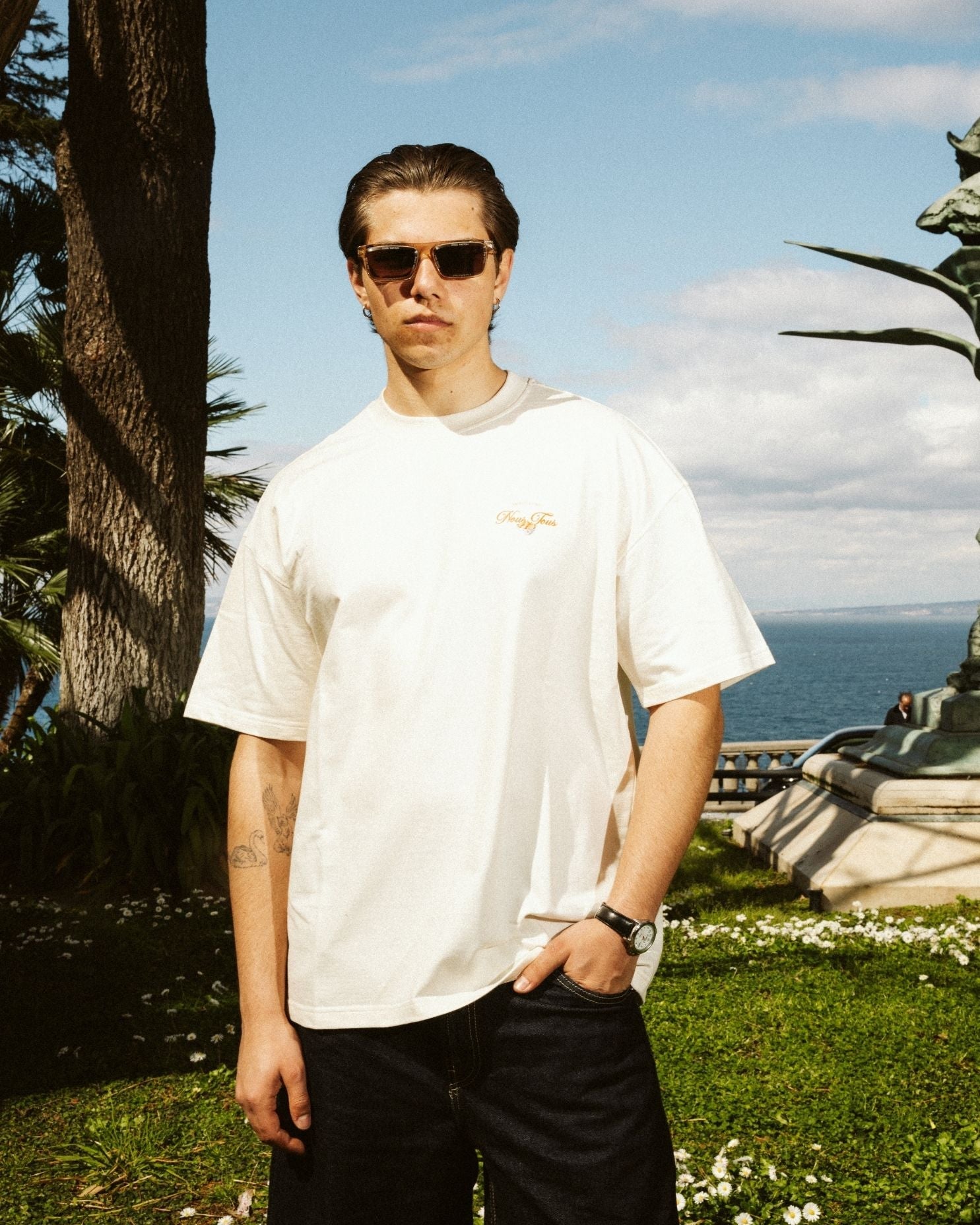 KOSZULKA ARANCE DI AMALFI OFFWHITE - Nous Tous