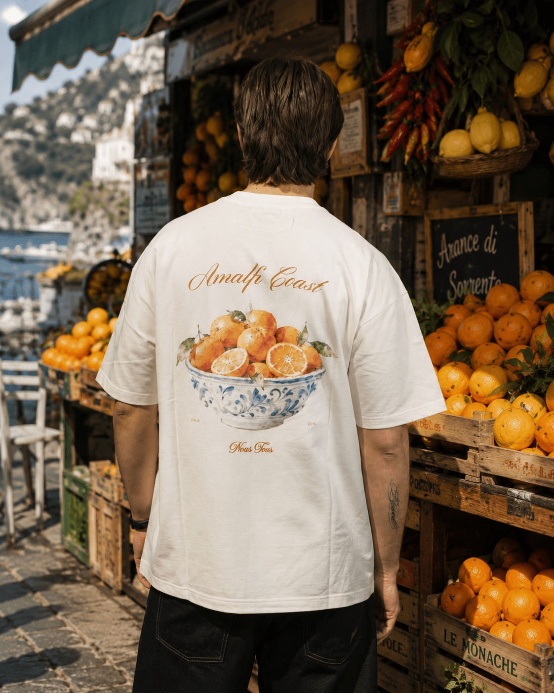 KOSZULKA ARANCE DI AMALFI OFFWHITE - Nous Tous