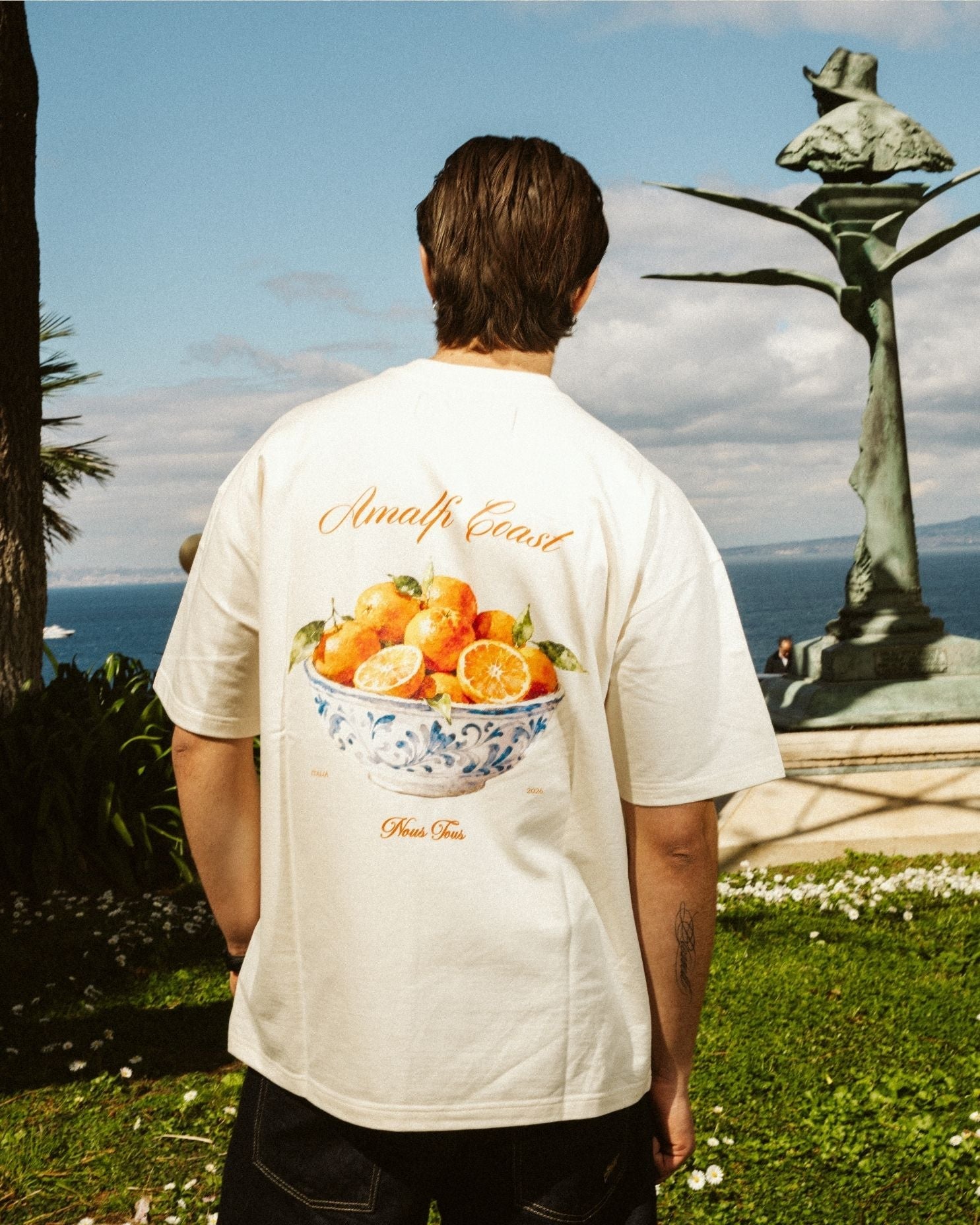 KOSZULKA ARANCE DI AMALFI OFFWHITE - Nous Tous