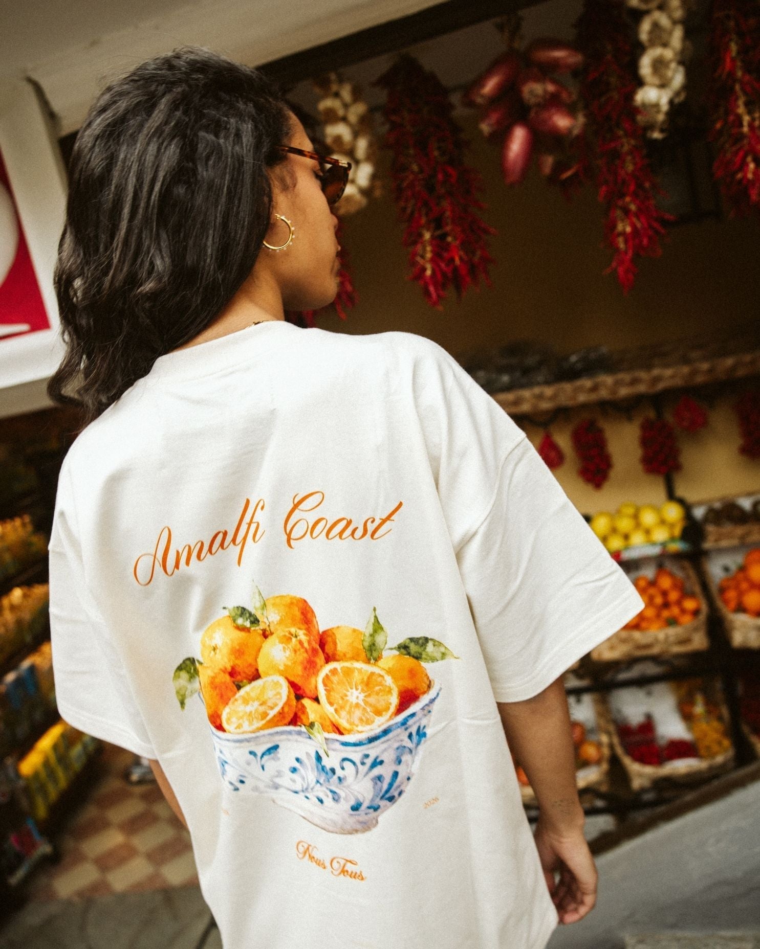 KOSZULKA ARANCE DI AMALFI OFFWHITE - Nous Tous